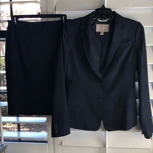 Banana Republic Navy skirt Suit set and matching pants Size 4